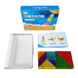 Tangram Magnetico Estuche Qiyi Juego + Libro Figuras Retos