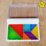 Tangram Magnetico Estuche Qiyi Juego + Libro Figuras Retos