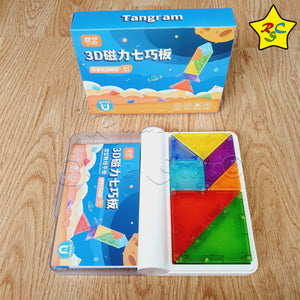 Tangram Magnetico Estuche Qiyi Juego + Libro Figuras Retos