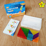 Tangram Magnetico Estuche Qiyi Juego + Libro Figuras Retos