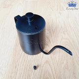 Tetera Cuello Ganso Acero Inoxidable Bebidas Negra Con Tapa