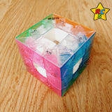 Void Cube Neon Magnetico 3x3 Traslucido Cubo Centros Qiyi