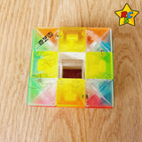 Void Cube Neon Magnetico 3x3 Traslucido Cubo Centros Qiyi