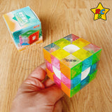 Void Cube Neon Magnetico 3x3 Traslucido Cubo Centros Qiyi