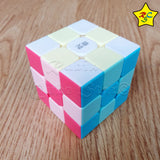 Cubo Rubik Qiyi 3x3 Neon Warrior Pastel Speedcube Stickerless Mate
