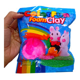 Foamy Moldeable Plastilina Colores Figuras Manualidades