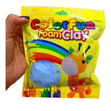 Foamy Moldeable Plastilina Colores Figuras Manualidades