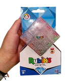 Cubo Rubik's 3x3 Crystal Hasbro Original Transparente Color
