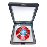 Spinner Capitan America Escudo Metalico Colores Brillante