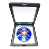 Spinner Capitan America Escudo Metalico Colores Brillante
