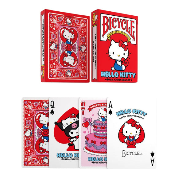 Cartas Bicycle Hello Kitty 50th Naipe Poker Edicion Especial