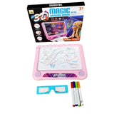 Magic Pad 3d Tableta Magica Juguete Niños Luces Diversion