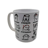 Mug Re Locos Papi Relocos Pocillo Ceramica Flork Detalle