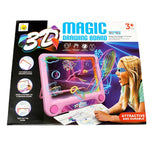 Magic Pad 3d Tableta Magica Juguete Niños Luces Diversion