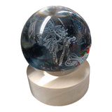Lampara Esfera Escritorio Anime Personajes Cristal Coleccion