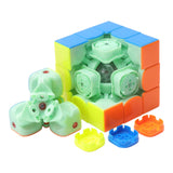 Dayan Zhanchi V5 M Fancy Verde Magnetico Ballcore Maglev