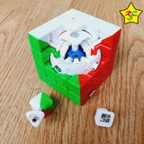 Zhilong Mini 4x4 Ballcore Uv Cubo Rubik M Yj Speed 5,6cm