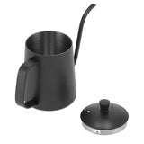 Tetera Cuello Ganso Acero Inoxidable Bebidas Negra Con Tapa