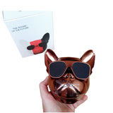 Parlante Perro Pug Bluetooth Gafas Metalizado 10 W Premium