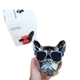 Parlante Perro Pug Bluetooth Gafas Metalizado 10 W Premium