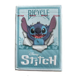 Baraja Stitch Naipes Disney Poker Juego Azul Playing Cards