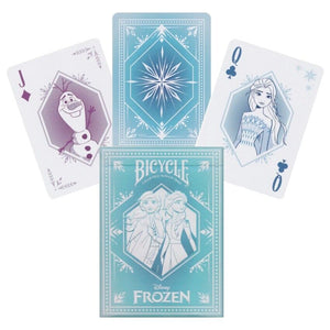 Baraja Bicycle Poker Frozen Agua Brillante Ana Elsa Original