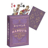 Baraja Marquis Bicycle Purpura Naipe Poker Juego Mesa Cartas