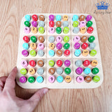 Juego Mesa Sudoku Madera Colores Didactico Numeros Logica