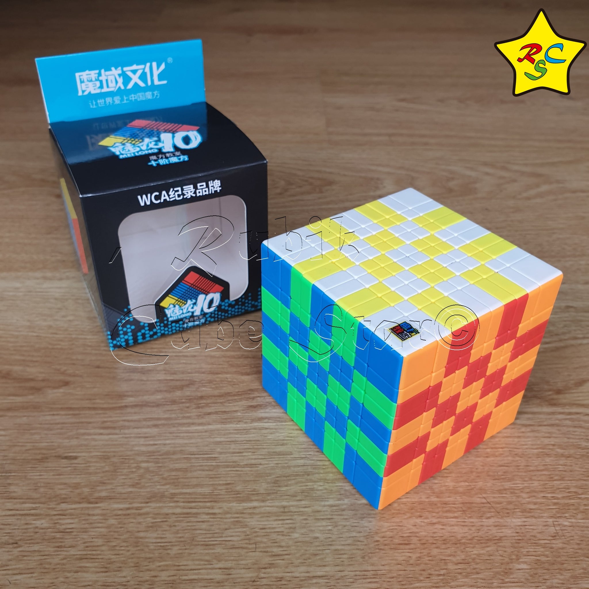 Cubo De Rubik 10x10 Cubo 10x10 Meilong Moyu Velocidad Mofang Jiaoshi Stickleress – Rubik Cube  Star