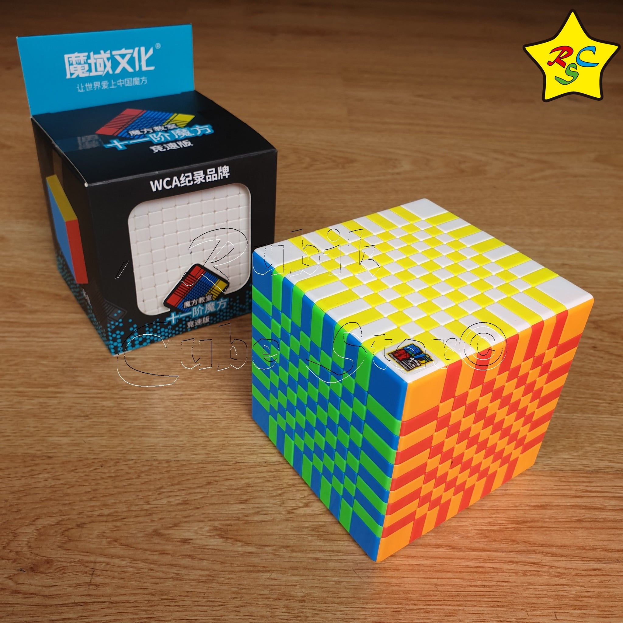 Cambios de oficina postal Óptima Cubo 11x11 Moyu Meilong Mofang Jiaoshi Velocidad Stickleress – Rubik Cube  Star