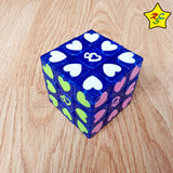 Cubo Rubik 3x3 Corazones Fanxin Candy Color Tiled Speed Cube