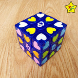 Cubo Rubik 3x3 Corazones Fanxin Candy Color Tiled Speed Cube