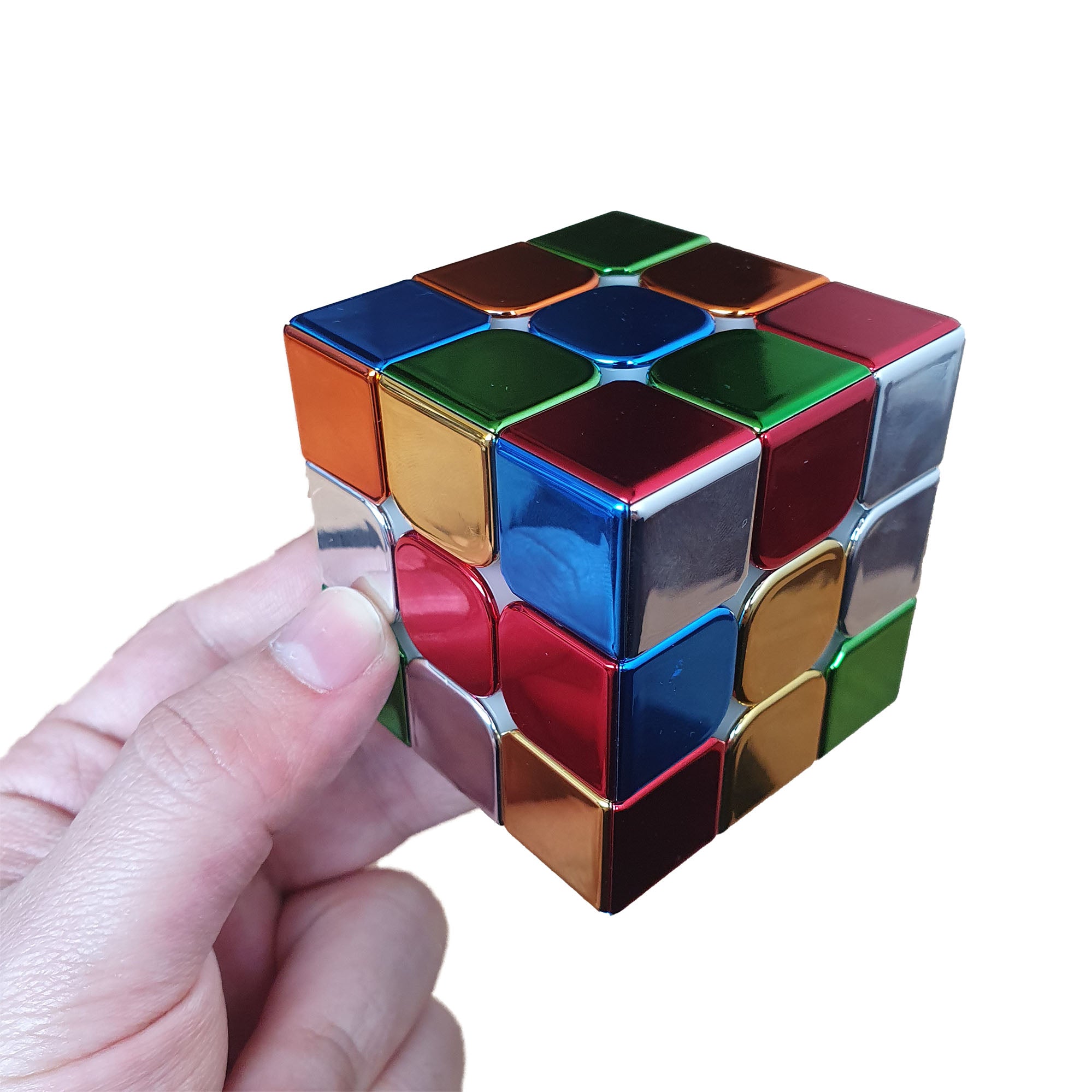 Cubos De Rubik 3x3 Cyclone Boys Metalico Cubo Rubik 3x3 Magnético Metalizado – Rubik Cube Star