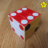 Cubo Rubik 3x3 Dado Puntos Domino Colores Impreso Zcube