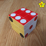 Cubo Rubik 3x3 Dado Puntos Domino Colores Impreso Zcube