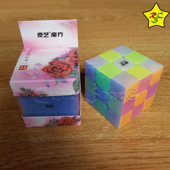 Warrior W Jelly Cubo Rubik 3x3 Qiyi Speedcube Stickerless