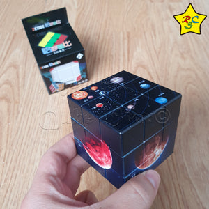 Cubo Rubik 3x3 Sistema Solar Galaxia Planetas Impreso Zcube
