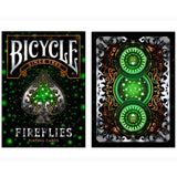 Cartas Bicycle Fireflies Luciernaga Verde Brillante Original