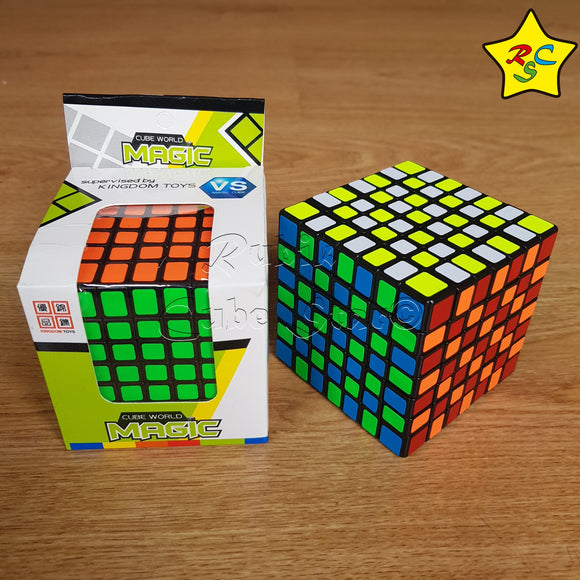 Cubo Rubik 7x7 Speed Cube Magic Cube Económico - Negro