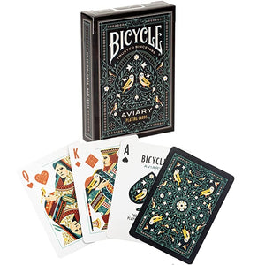 Baraja Aviary Cartas Bicycle Pajaros Naipes Aves Poker Verde