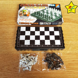 Ajedrez Mini Magnético Juego Mesa Azar Chess Game 13 Cm