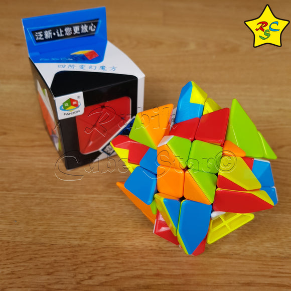 Cubo Rubik Axis 4x4 Fanxin Stickerless Cube Alta Dificultad