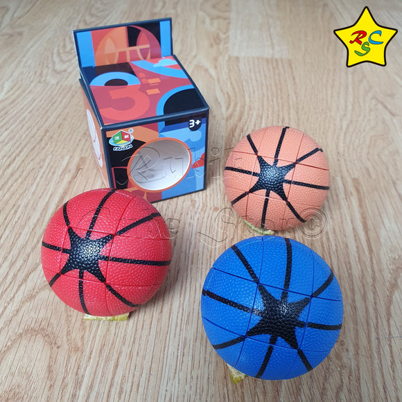Cubo Rubik Basketball 3x3 Baloncesto Bola Fanxin - 3 Colores