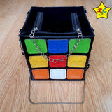 Bolso Cubo Rubik Cartera Mochila Colores Maletin Puzzles