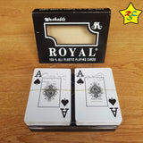 Juego Cartas Royal Poker Baraja Naipes Plástico Alta Calidad