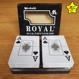 Juego Cartas Royal Poker Baraja Naipes Plástico Alta Calidad