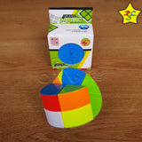 Cubo Rubik Cilindro Tarta Queso Square Magic Cube - Stickerless