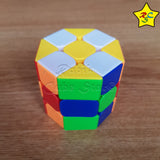 Cubo Rubik Cilindro Cortado Hexagonal 3x3 Heshu Stickerless