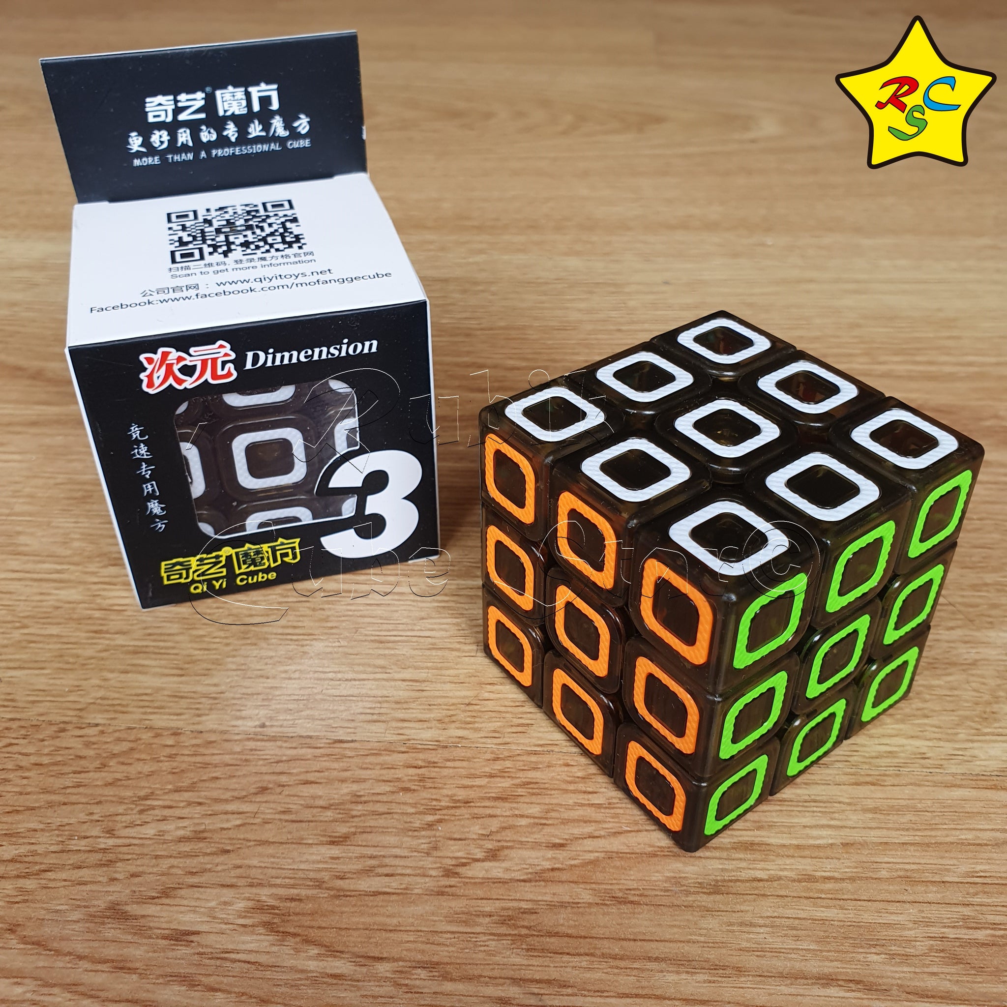 Cubo Rubik Mofangge Ciyuan 3x3 Cobra Transparente Outli – Rubik Cube Star