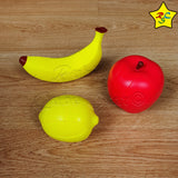 Pack Cubos Frutas Fanxin Manzana 3x3 Limon 3x3 Banano 3x3x3